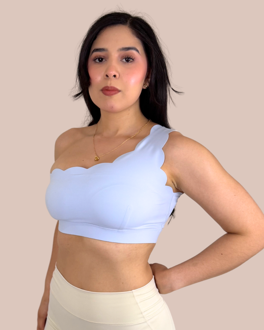 Top de ondas baby blue